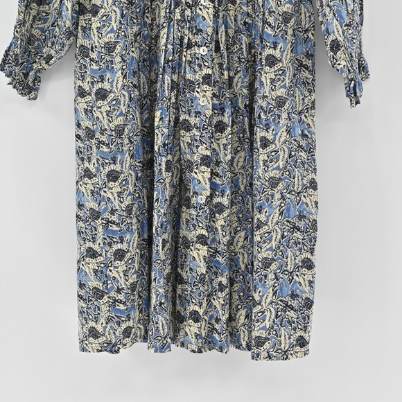 TUCKERNUCK Ros Garden Embroidered Dress Size S Cottagecore Peasant Floral Cotton - Picture 12 of 14